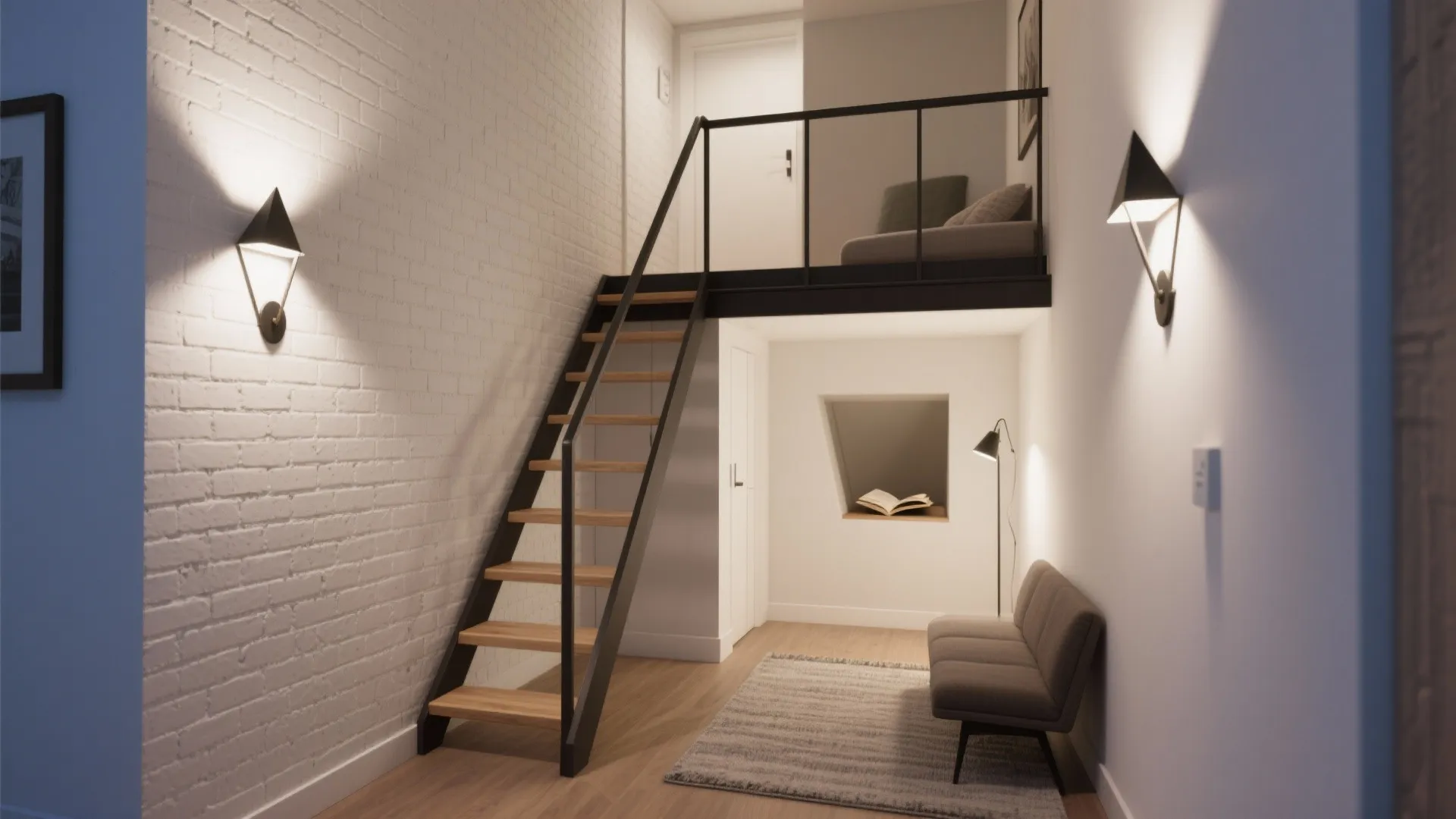 Asymmetric triangles as subtle wayfinding