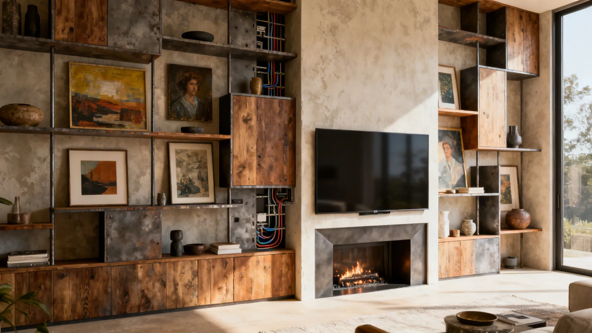 3. Asymmetrical built-ins for dynamic display