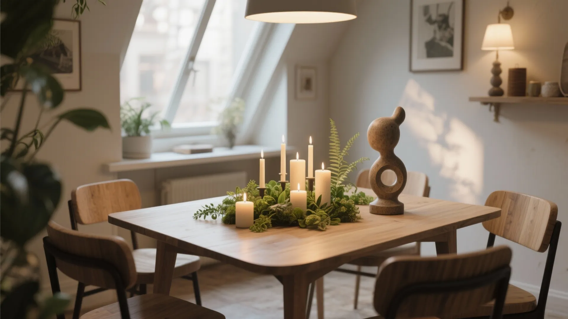 2. Embrace an Asymmetrical Centerpiece