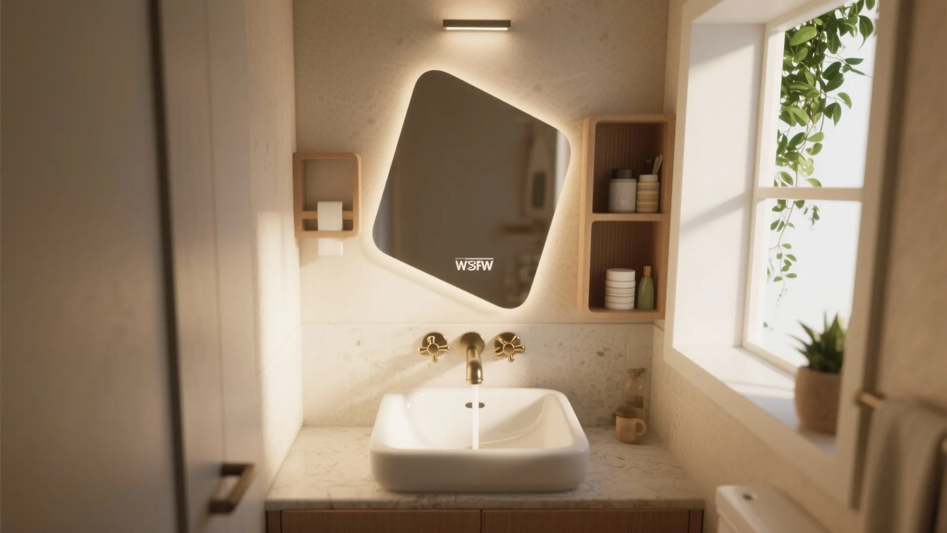 3. Offset symmetry with asymmetrical mirrors