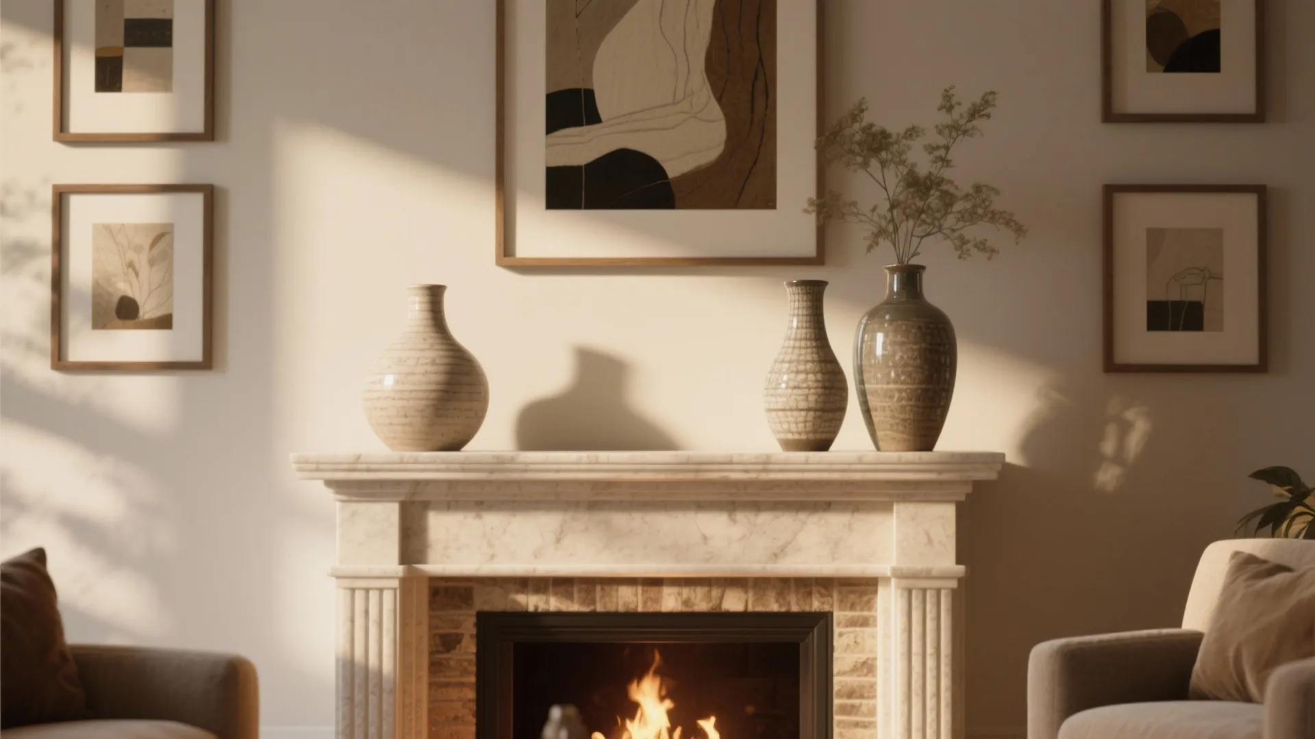 3. Asymmetrical Paired Vases