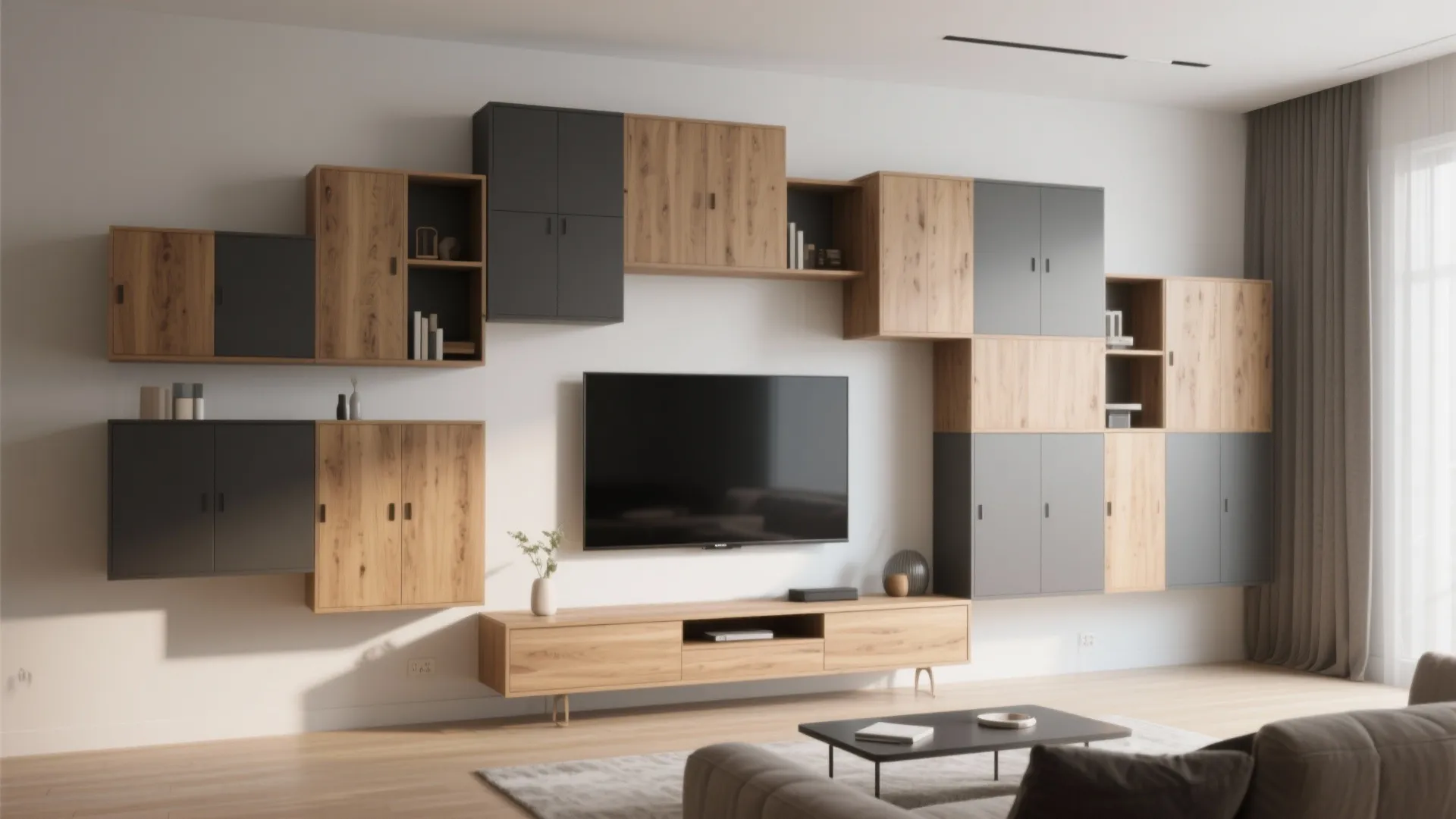 Asymmetrical arrangements