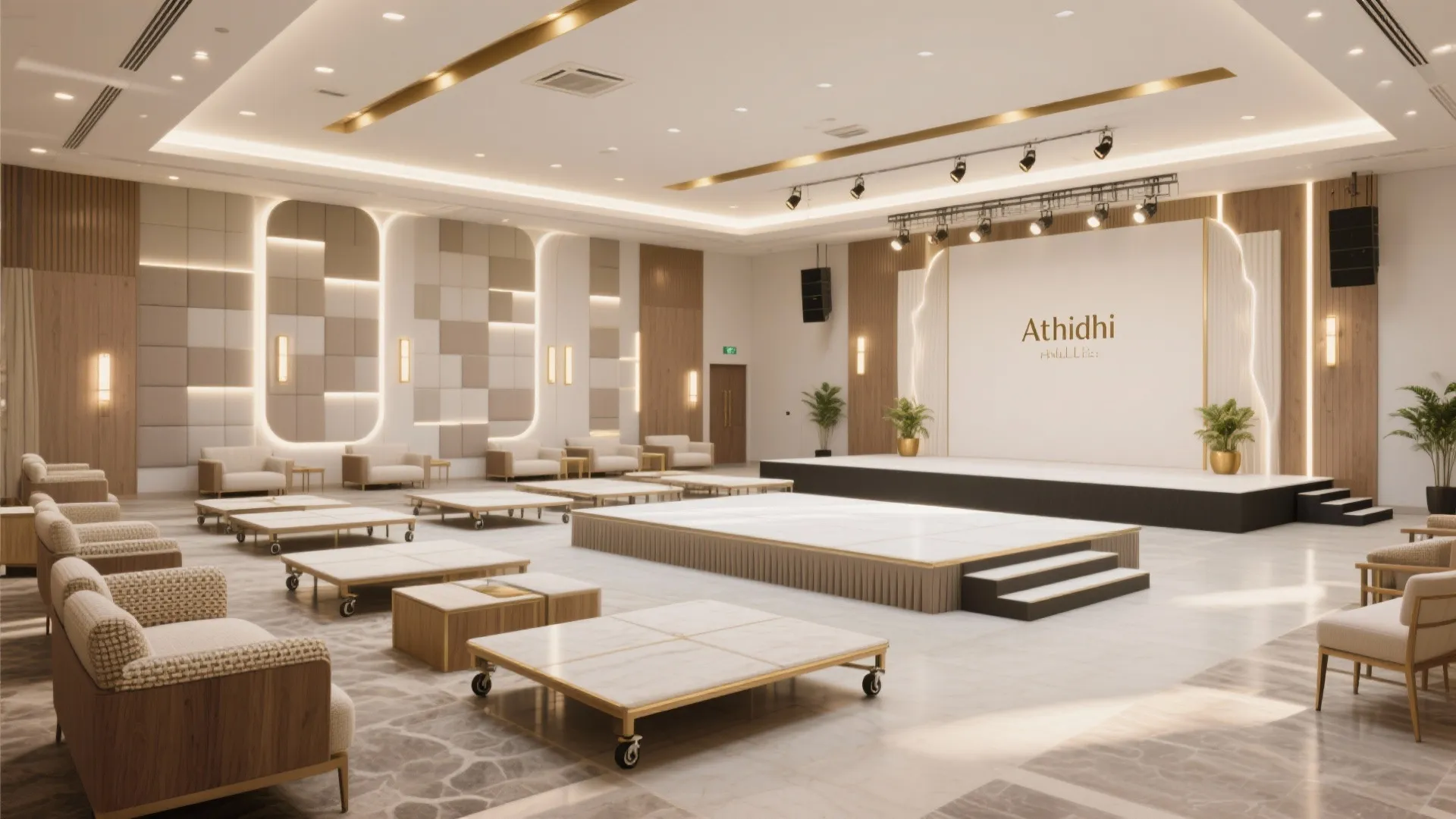Athidhi Function Hall Design Ideas for Modern Events: 1 Minute to Elevate Your Function Hall Experience