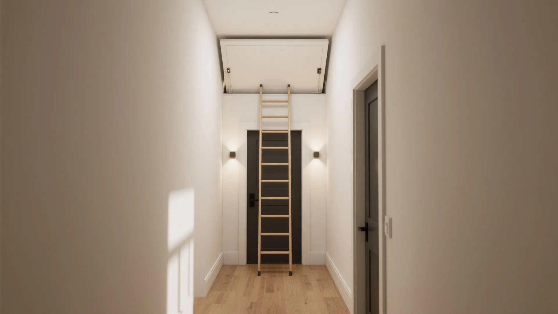 DIY Attic Door: Step-by-Step Guide for Beginners: 1 Minute to Learn How to Build Your Own Attic Access Easily