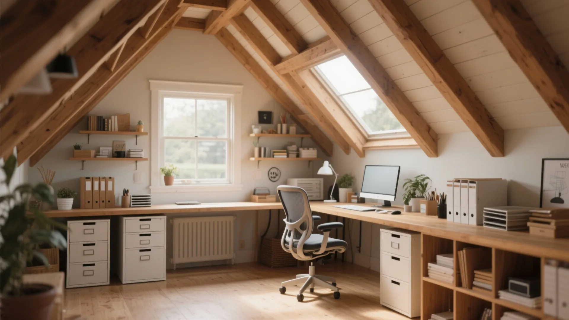 2. Home Office with Character