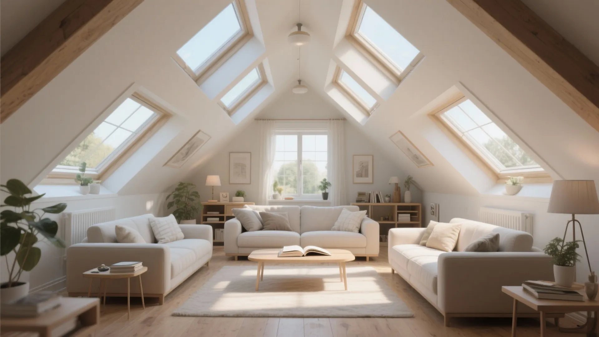 2. Skylight-Filled Ceiling