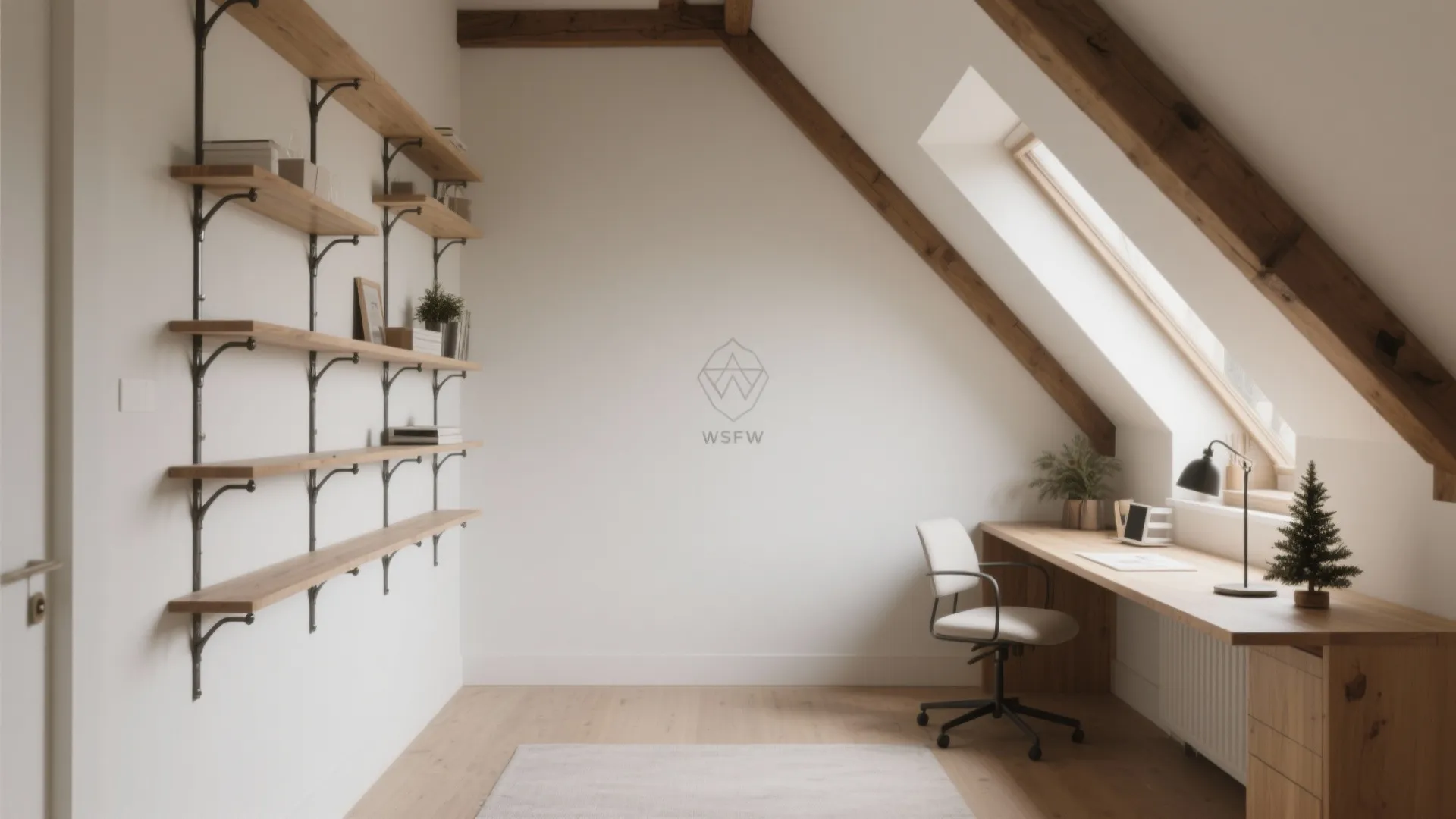 4. Use vertical surfaces for decor and storage