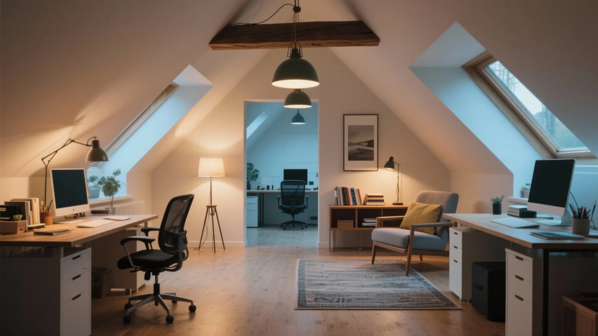 Create Zoning with Rugs or Lighting