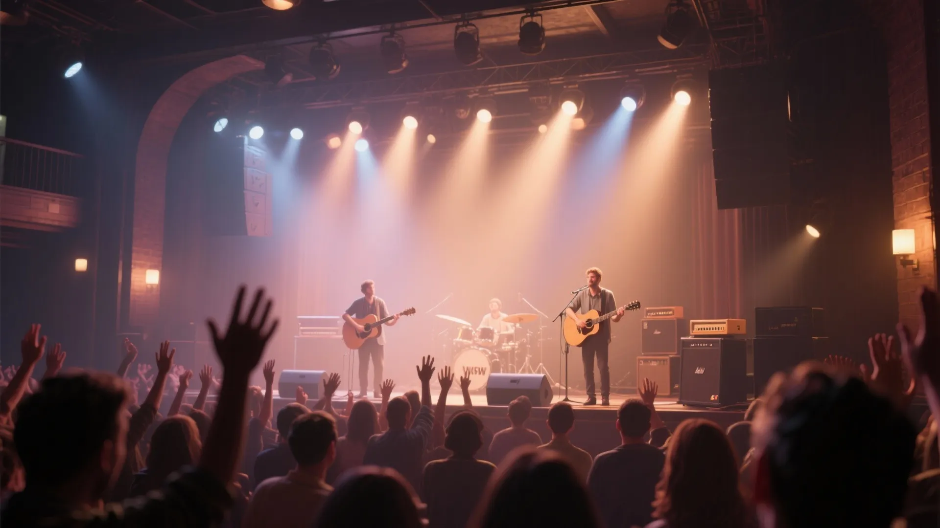 5. Intimate House Lights and Audience Interaction