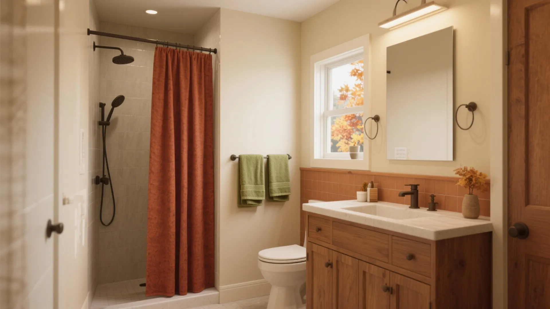 Autumn Color Palette: Rust, Olive, and Cream