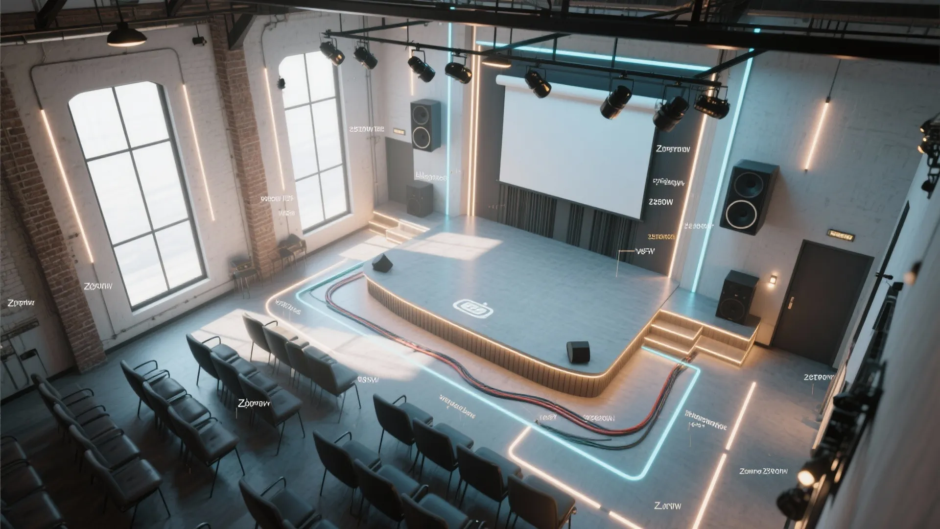 5. Seamless AV and lighting control