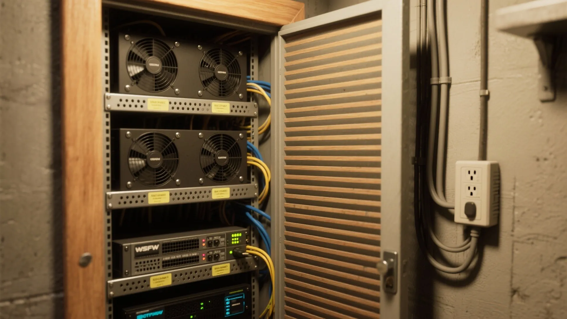 5. Compact AV Rack and Smart Venting