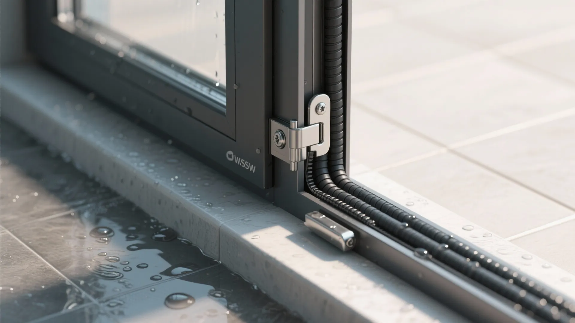 Compact Awning Window Above the Shower Line