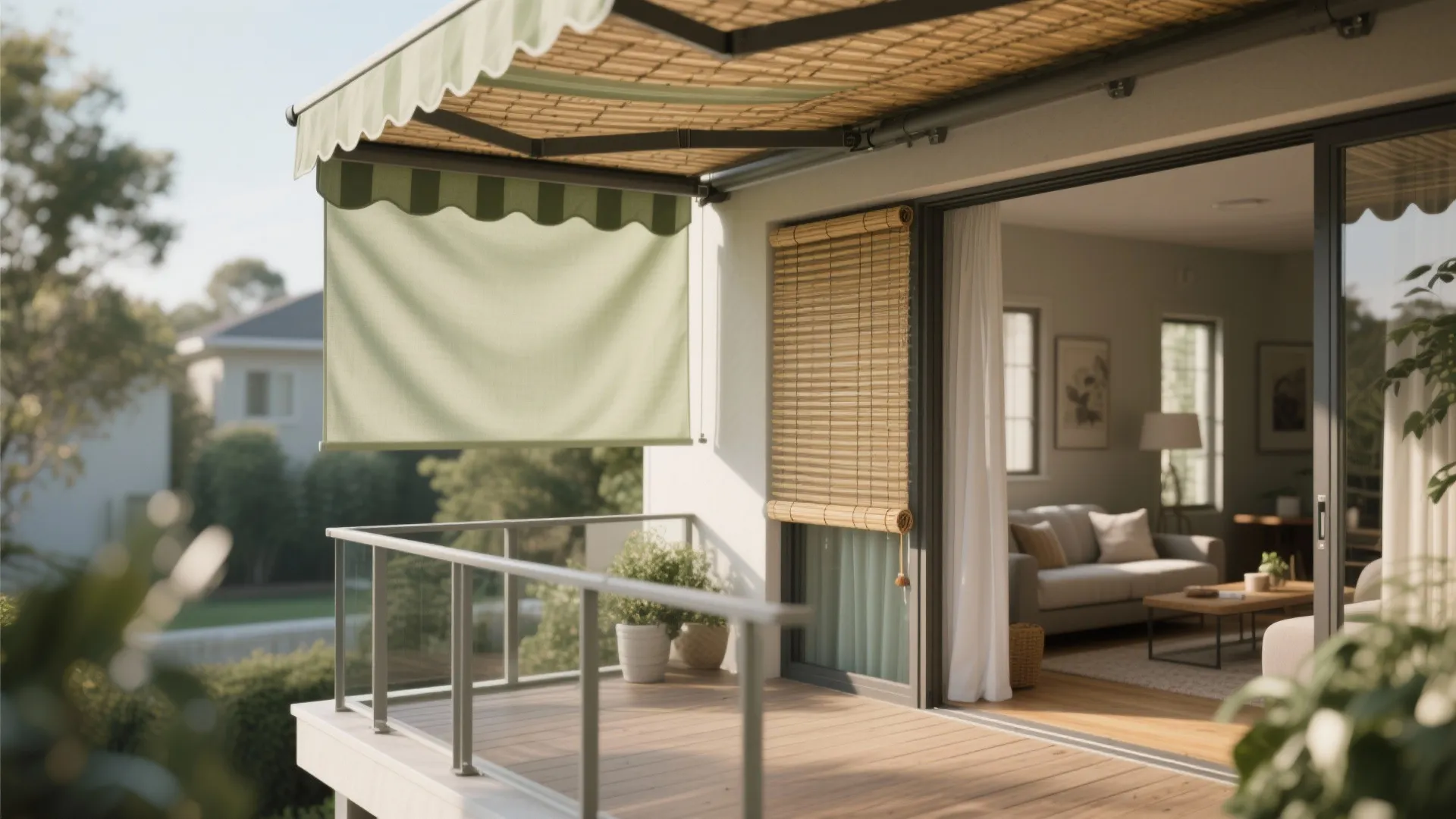 Smart shade: awnings and screens