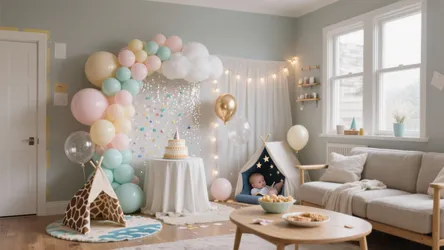 5 Baby Birthday Balloon Decoration Ideas