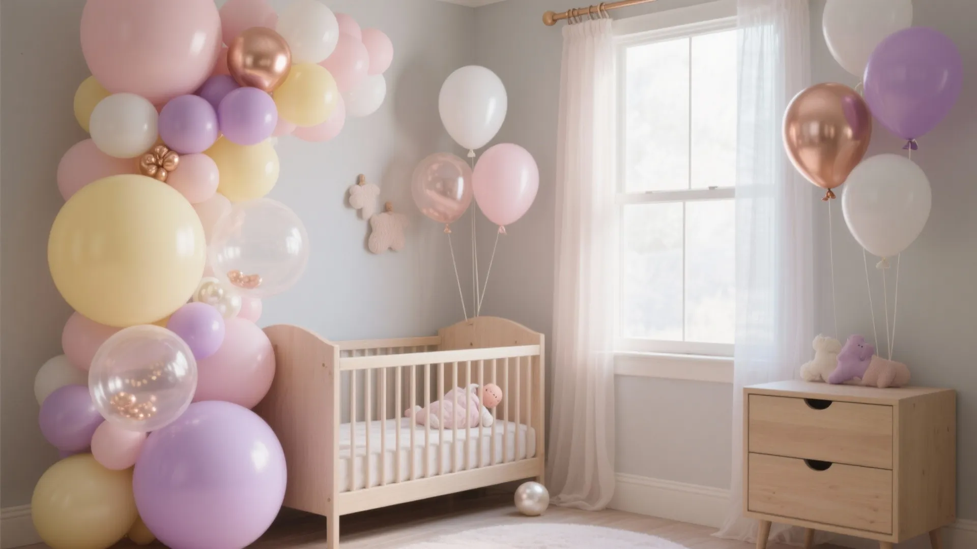 5 Balloon Decoration Ideas for Baby Girl: A designer’s guide to small-space balloon decor for a baby girl