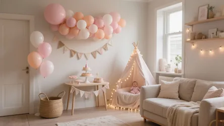5 Birthday Decoration Ideas for Baby Girl at Home