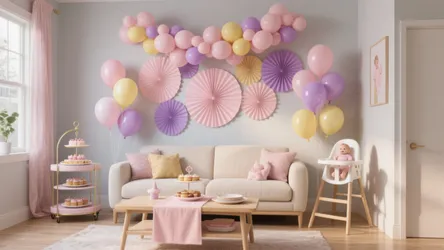 5 simple birthday decoration ideas for baby girl