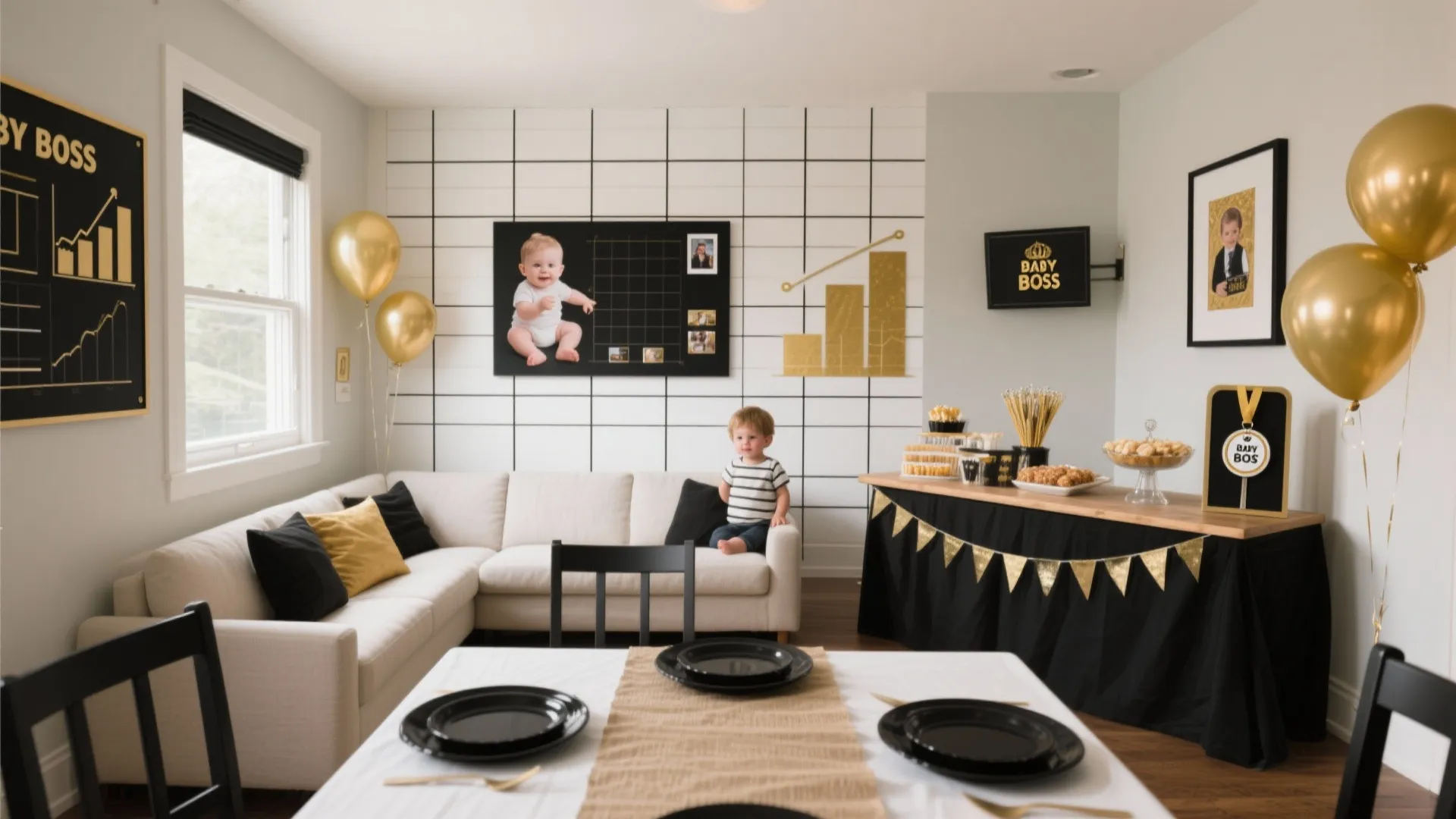5 Baby Boss Theme Decoration Ideas: Small-space party styling that feels polished, playful, and totally photo-ready