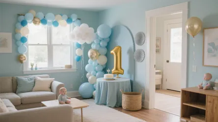 5 balloon decoration ideas for baby boy birthday