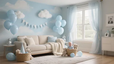 5 Simple Birthday Decoration Ideas at Home for Baby Boy