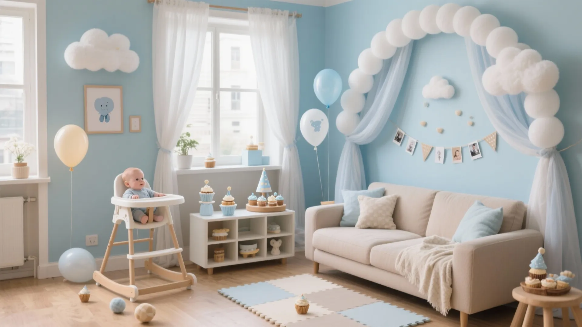 Baby Boy First Birthday Decoration at Home: 5 Ideas: As a senior interior designer, here are 5 creative, data-backed décor ideas for a baby boy’s first birthday at home—smart, stylish, and space-savvy.