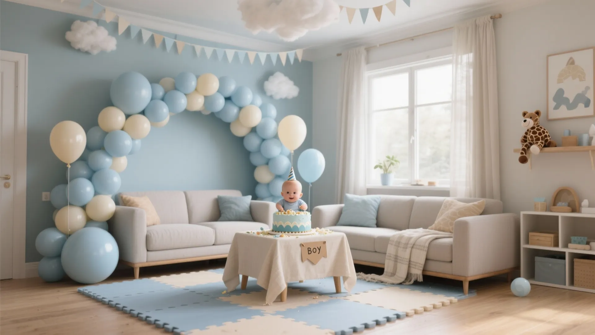 First birthday decoration ideas for baby boy (5 inspo): Small space, big smiles: 5 baby boy first birthday decor ideas I’ve used in real homes