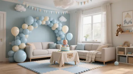 First birthday decoration ideas for baby boy (5 inspo)