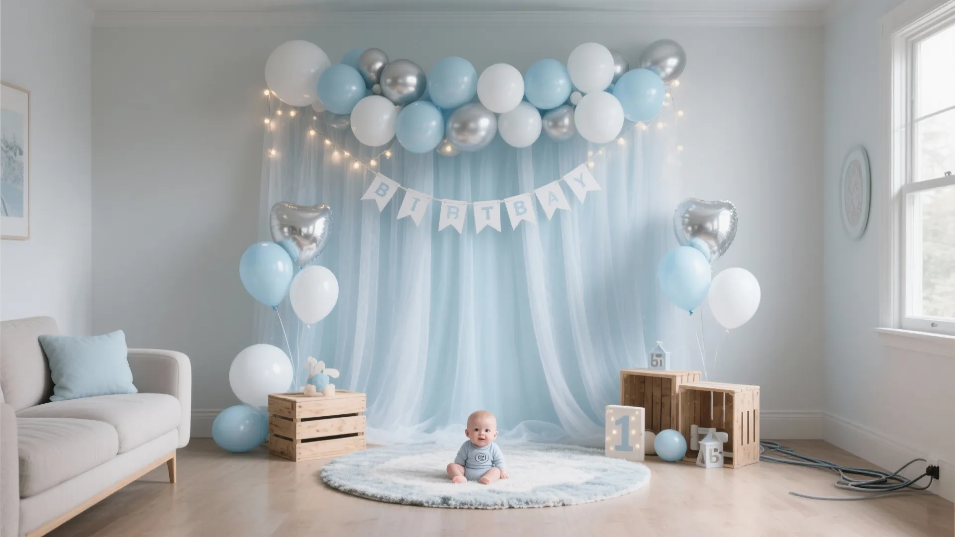 5 Baby Boy 1st Birthday Stage Decoration Ideas: Real designer tips for small spaces, safety, and budgets