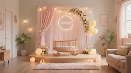 5 Cradle Ceremony Decoration Ideas for Baby Girl