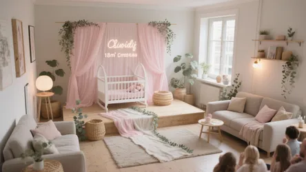 Baby Girl Cradle Ceremony Decoration: 5 Ideas That Shine