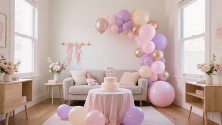 5 Baby Girl Birthday Balloon Decoration Ideas That Wow