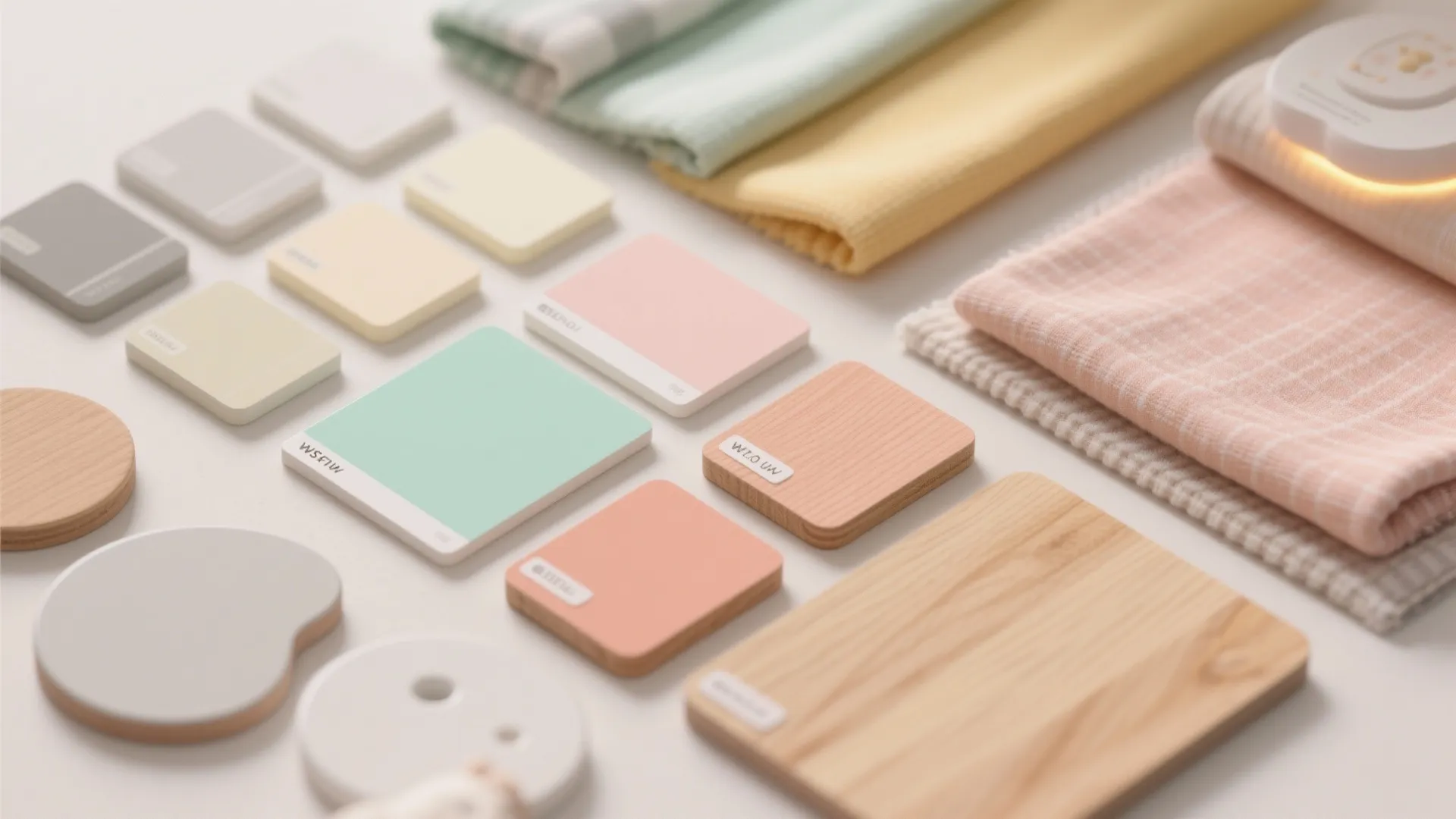 Calm color psychology with playful accents