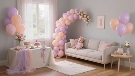 5 Simple Birthday Decorations for Baby Girl