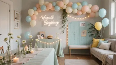 Pastel Baby Shower Party Decor Ideas