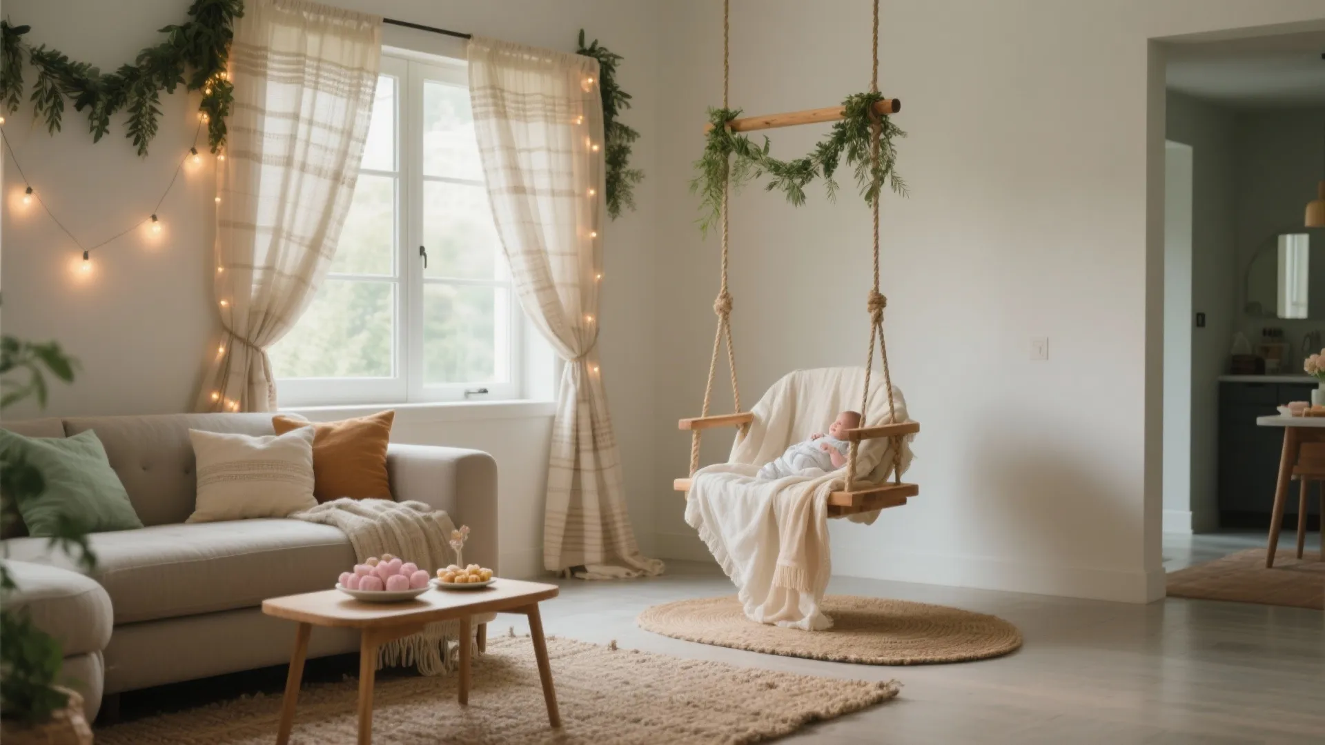 5 baby shower jhula decoration ideas: Small-space friendly jhula decoration for baby shower: 5 ideas from my real projects