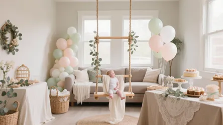 5 Swing Decoration Ideas for Baby Shower