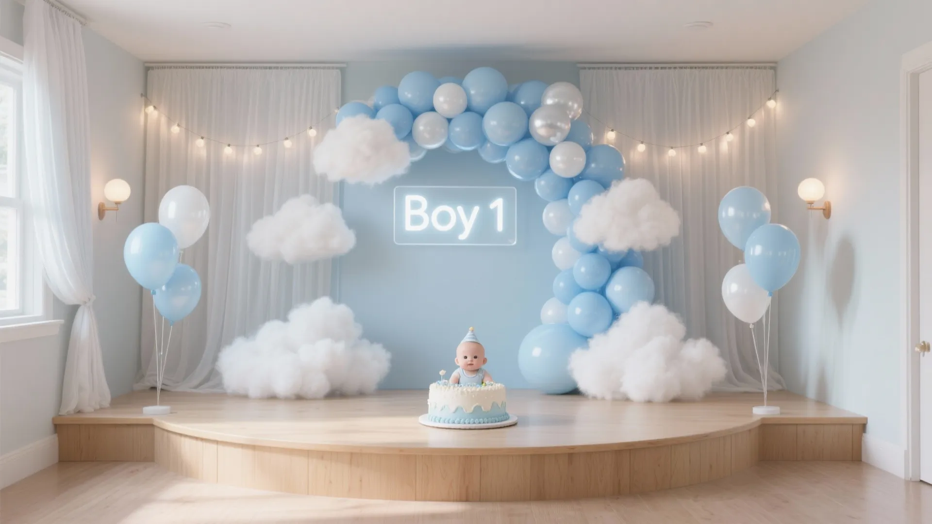 5 Ideas for 1st birthday stage decoration for baby boy: Small space, big joy: real designer tips, budgets, and safety notes for a magical first-birthday stage