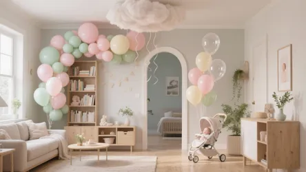 5 Balloon Decoration for Baby Welcome Ideas