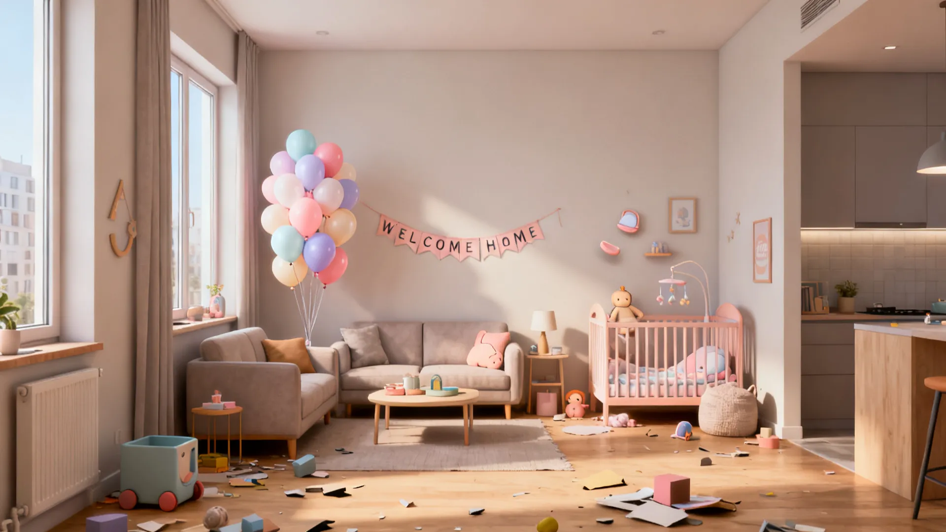 Baby Welcome Home Decoration Ideas for Small Spaces