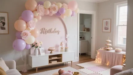 5 Baby Girl 1st Birthday Decoration Ideas