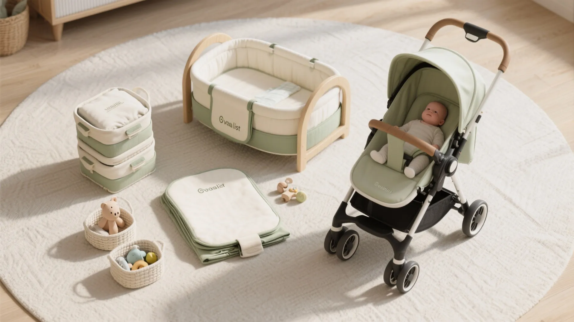 4. Be strategic with the babylist — essentials only