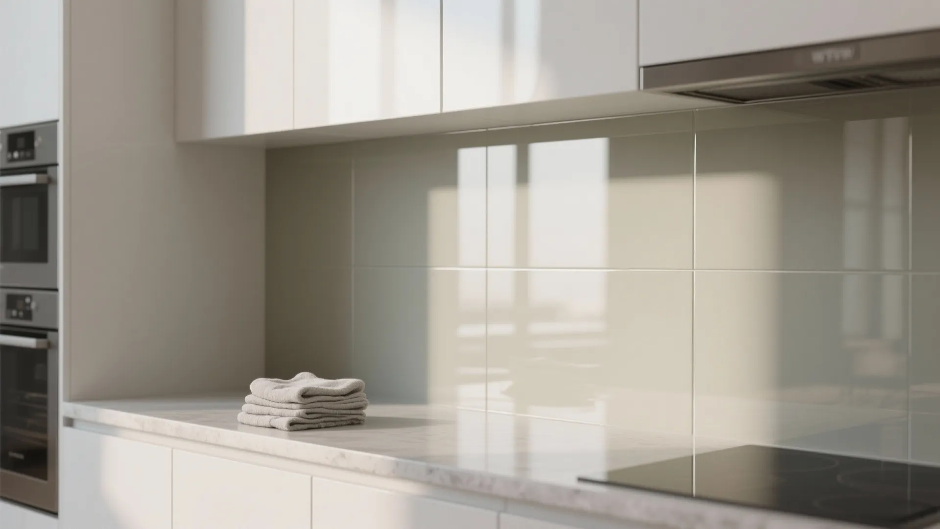 5. Glass Tile or Back-Painted Glass