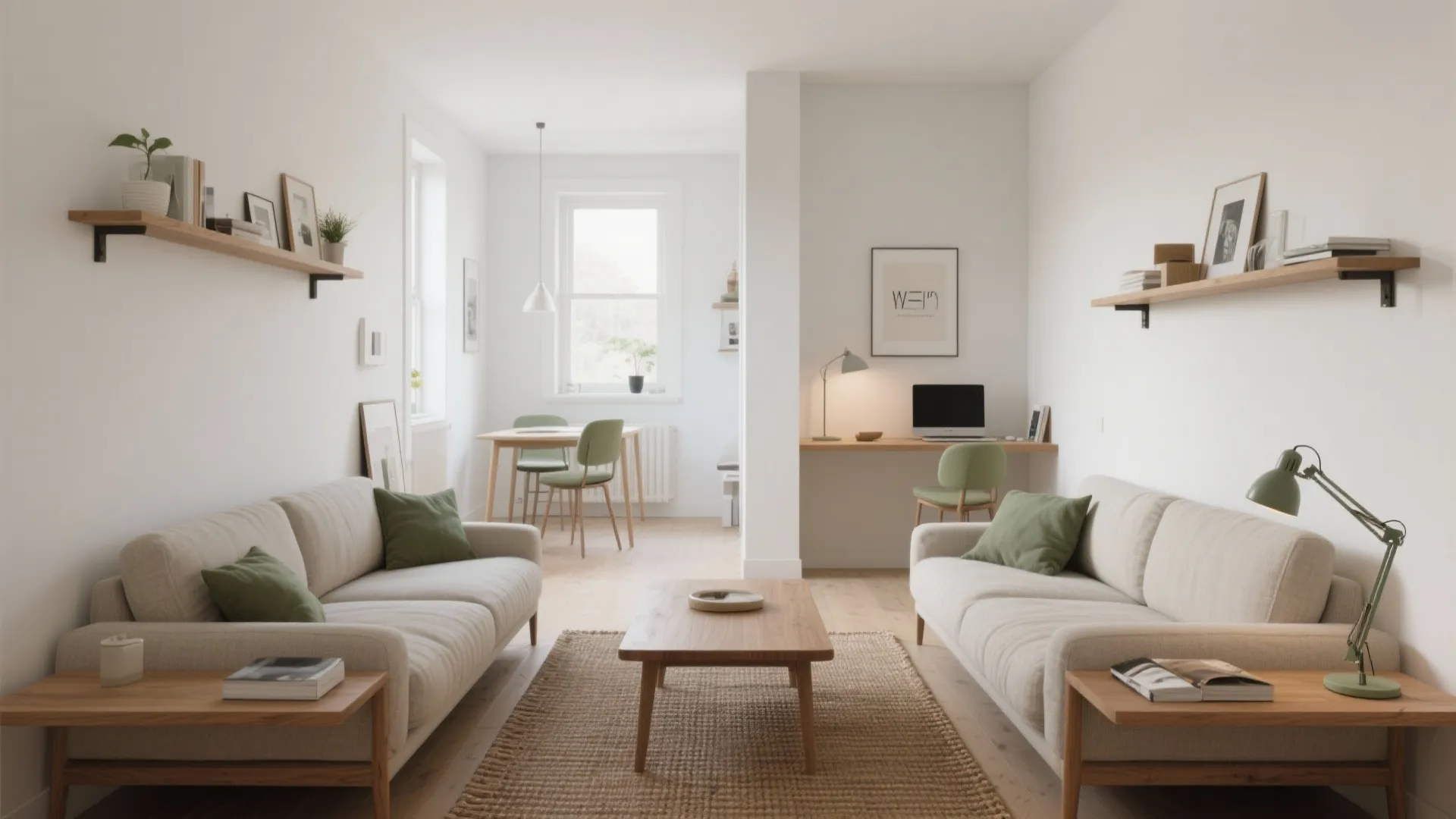 Back-to-Back: Two Couches Creating Dual Zones