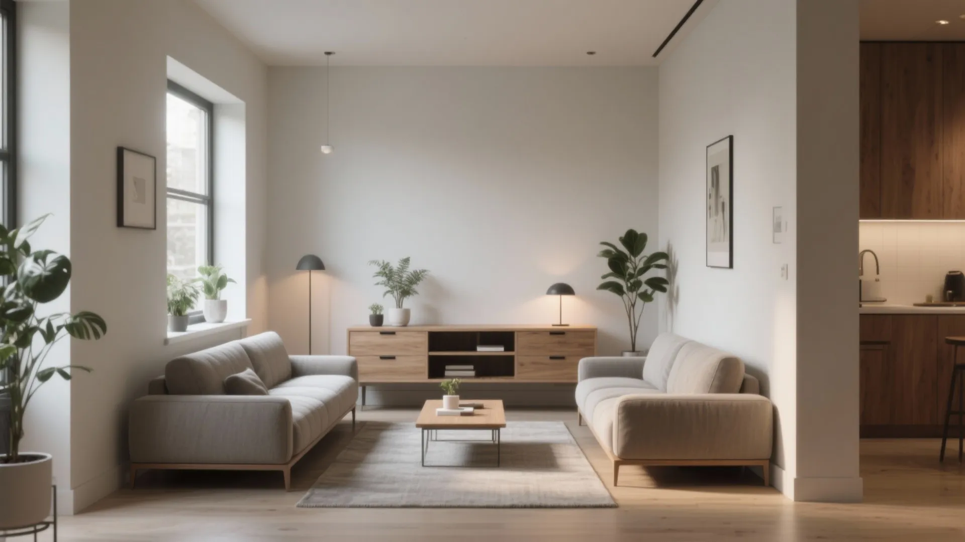 Back-to-Back Seating with a Slim Console