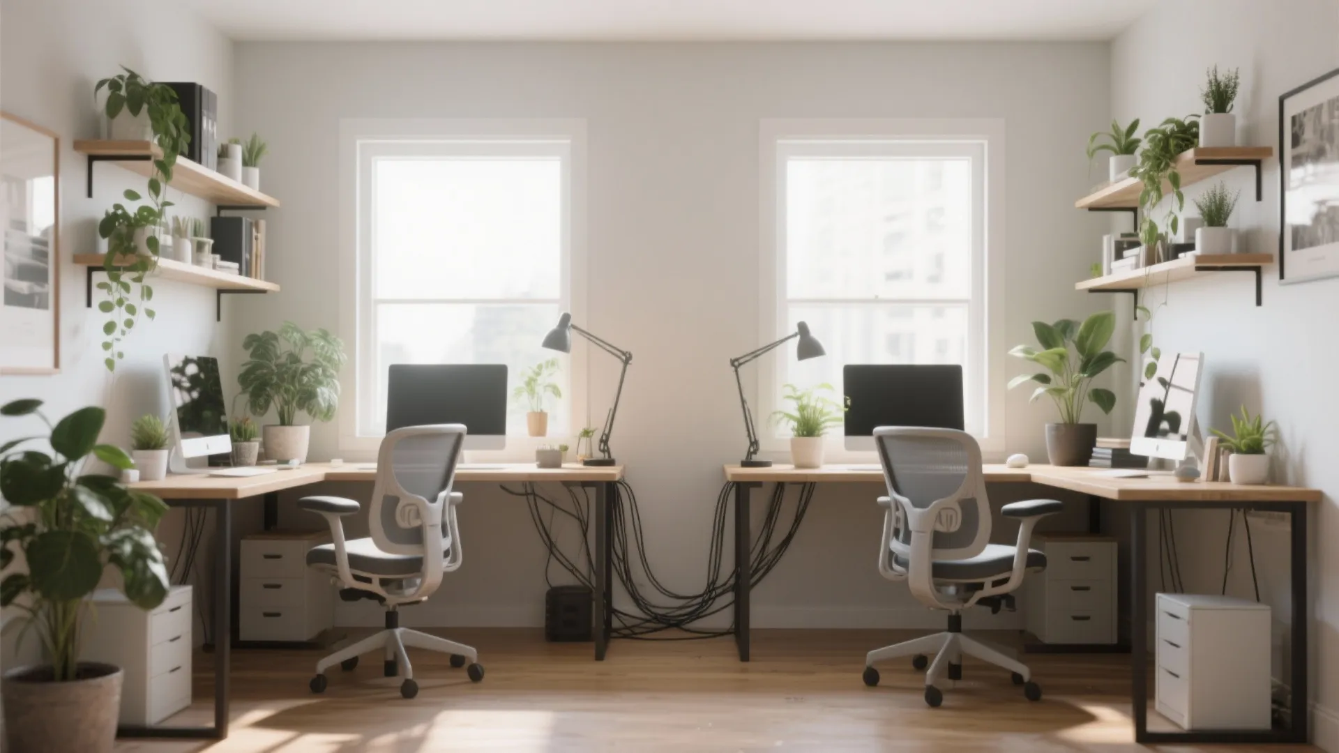 2. Back-to-Back Desks