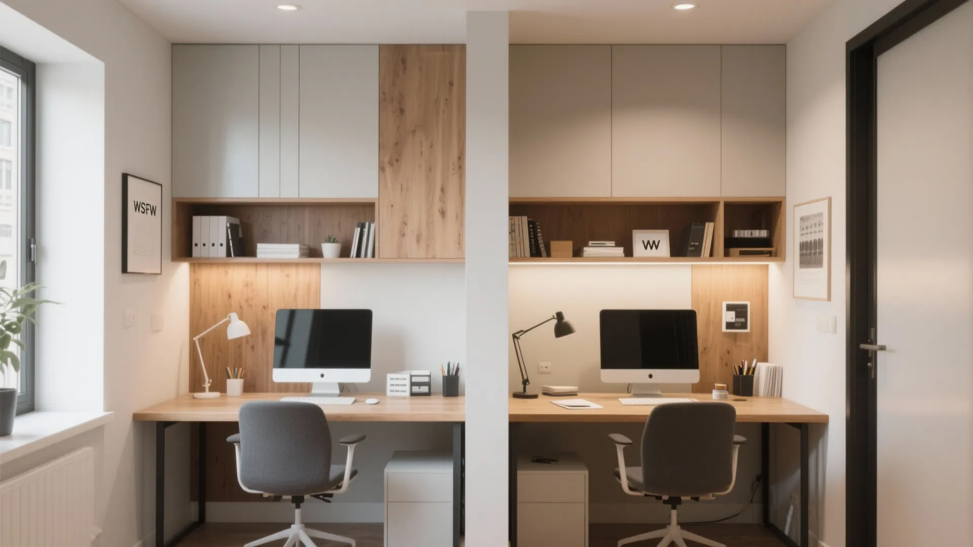 1. Back-to-Back Desks