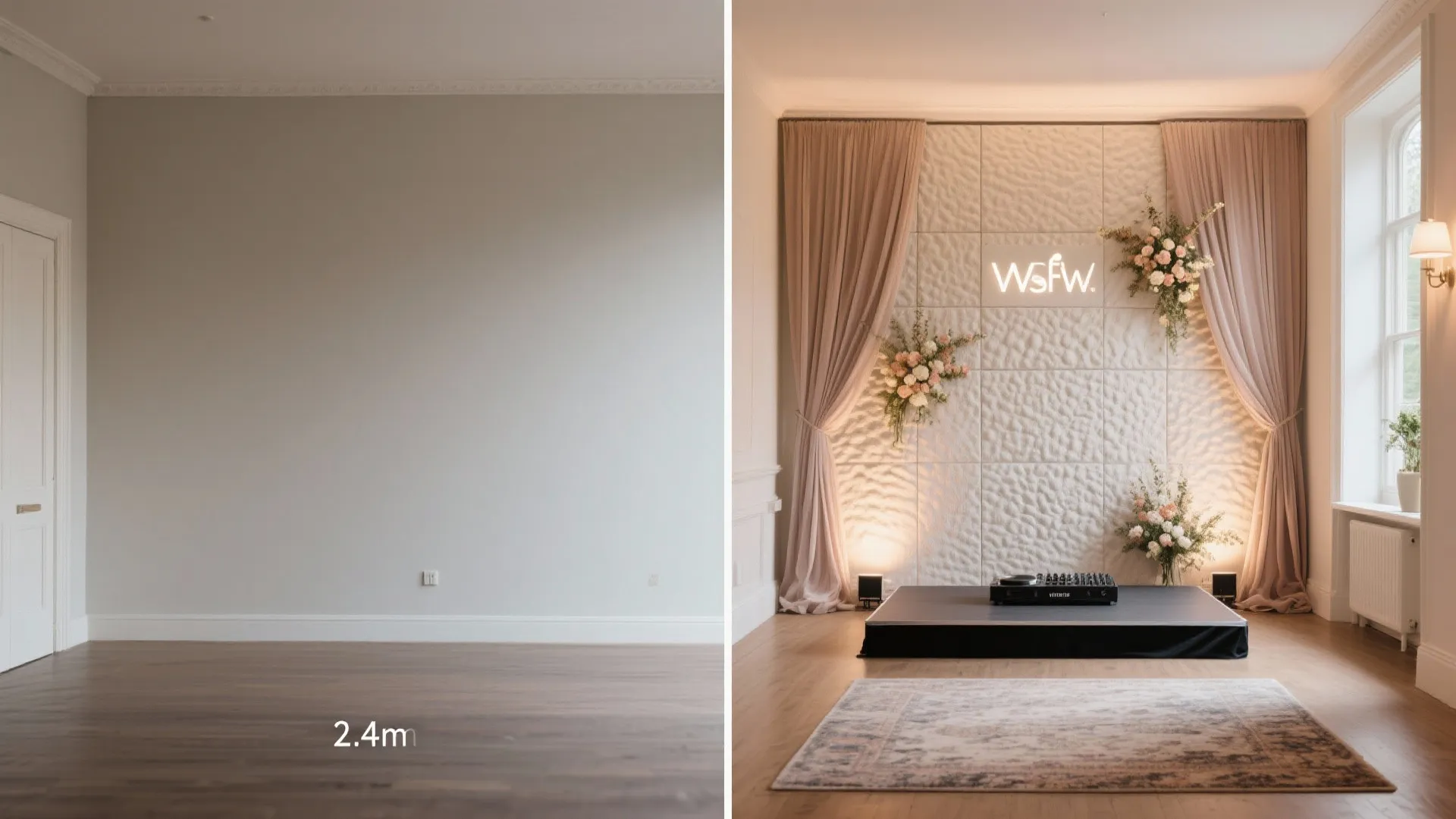 Statement Backdrop and Compact Stage