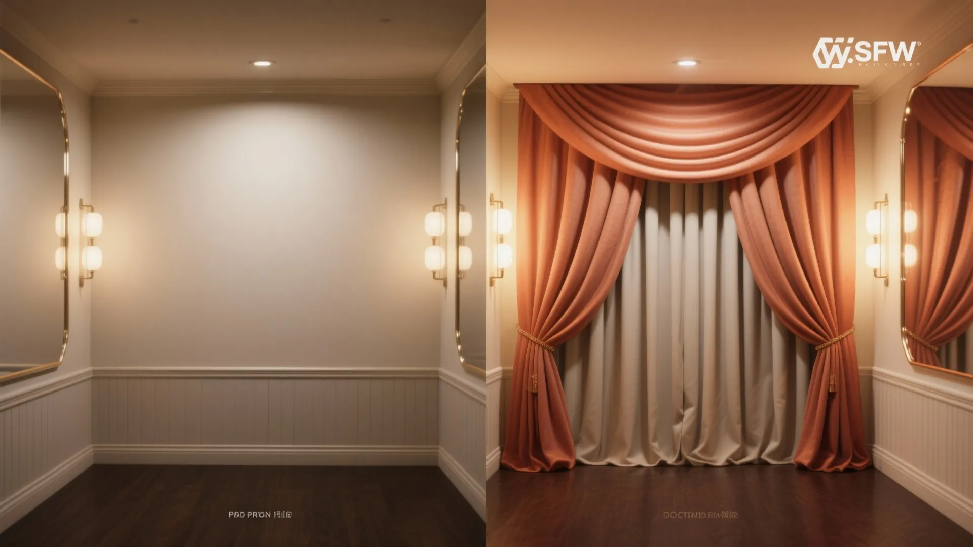 Statement Backdrop and Reflective Depth