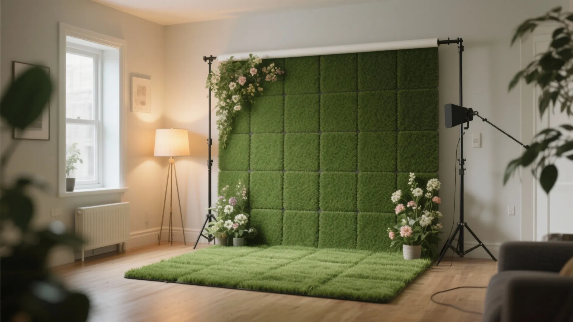 Photo Backdrop Wall: Event-Friendly and Removable